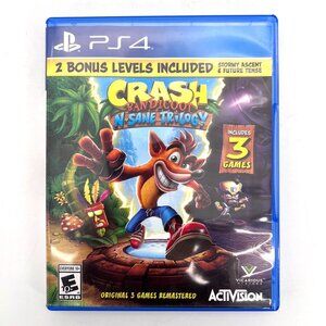 Crash Bandicoot N Sane Trilogy PS4 PlayStation 3 Games 2 Bonus Levels Activision